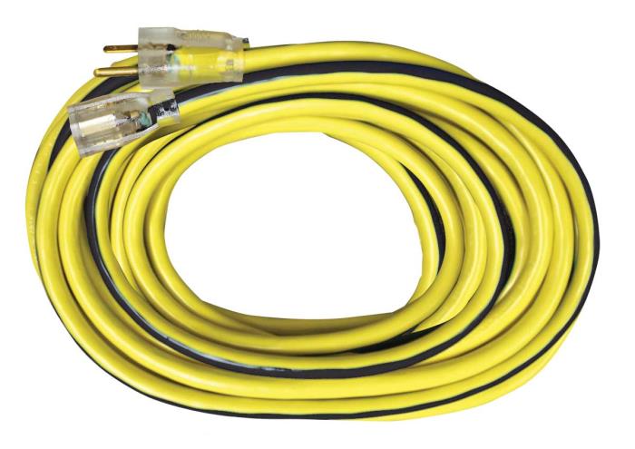 05-00365VOLTEC 50ft 12/3 YELLOWEXTENSION CORD W/ LIGHTED ENDVOLTEC 50ft 12/3 YELLOW EXTENSION CORD W/LIGHTED END