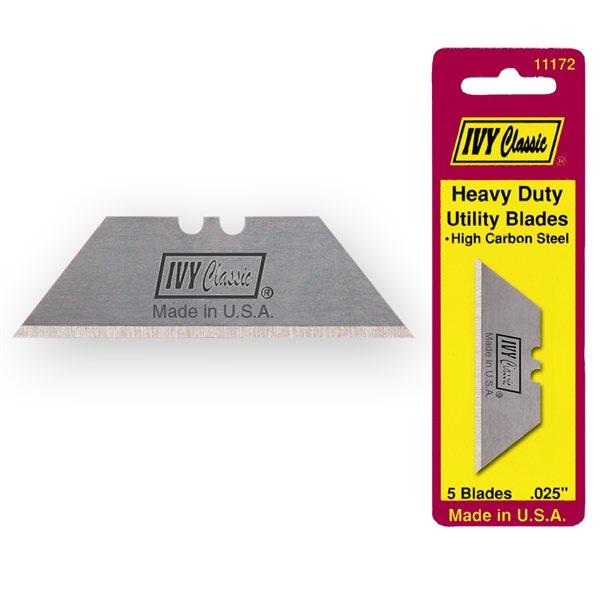 11172UTILITY KNIFE BLADES HEAVYDUTY - 5 PACKHeavy Duty Utility Blades - 5 Pack