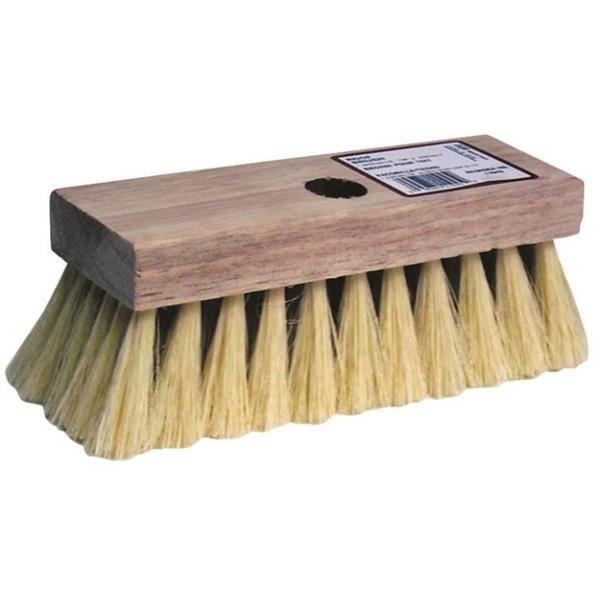 7rbundefined7in ROOF BRUSH - NATURAL TAMPICO - USE WITH THREADED HANDLE