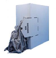980-1108undefinedGRAY KNIT WIPING RAGS - 25 LB GROSS WEIGHT COMPRESSED BOX