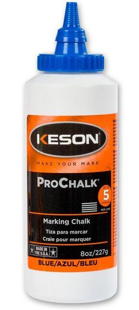 Keson 25lb White Professional Grade Chalk Dust For Chalk Boxes For