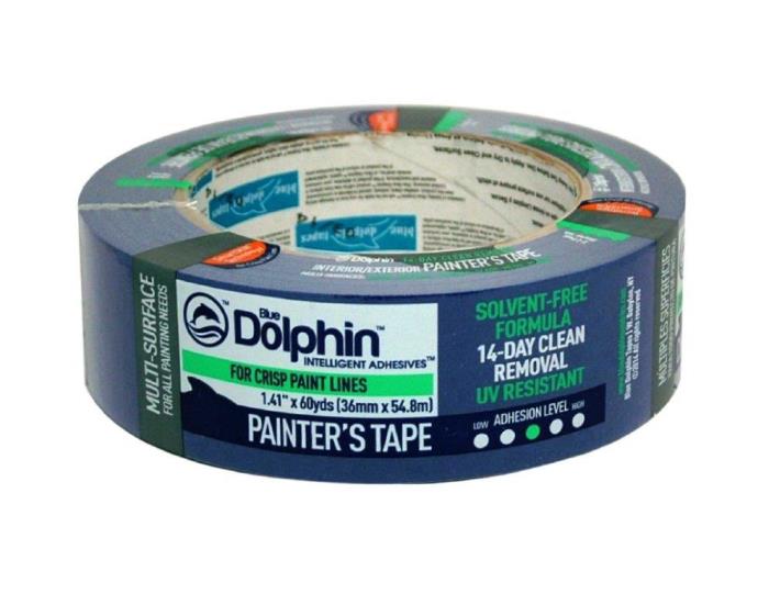 bpmt15BLUE DOLPHIN BLUE MASKING TAPE1-1/2IN X 60 YDBLUE PAINTER'S MASKING TAPE 1-1/2" x 60 YD