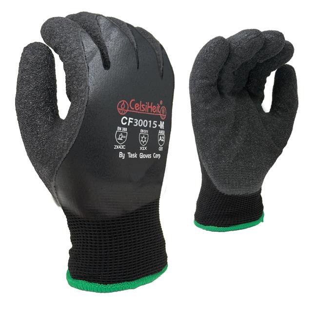 cf30015-mTASK HVY THERMAL DBLE DIPPEDGLOVE W/ FULLY CTD SANDY FOAMLATEX PALM - ANSI CUT A2 - MTASK HEAVY THERMAL FULLY COATED SANDY FOAM LATEX PALM - ANSI CUT A2 - M
