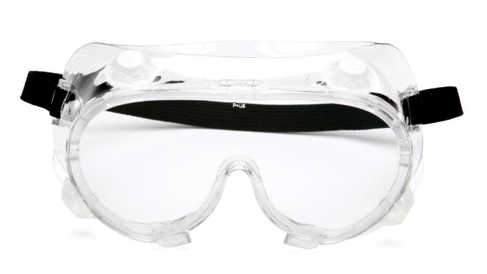 g204undefinedPYRAMEX SAFETY GOGGLES - CAP VENTED FOR CHEMICAL SPLASH PROTECTION