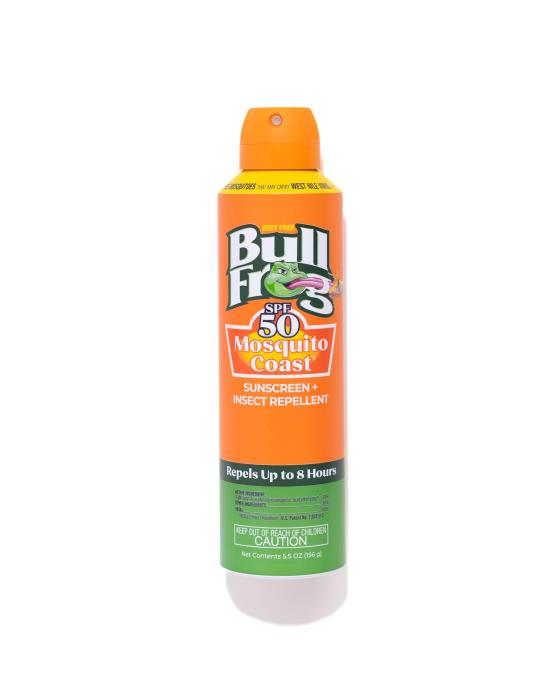 plp-21107BULLFROG MOSQUITO COAST BUGSPRAY INSECT REPELLENT +SUNSCREEN SPF50 CONTINUOUS SPRBULLFROG MOSQUITO COAST BUG SPRAY INSECT REPELLENT + SUNSCREEN SPF50 CONTINUOUS SPRAY 5.5oz