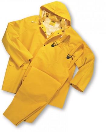 ps8301-m3 PC RAIN SUIT 35 MIL PVC ONPOLY - MEDIUMTHREE PIECE RAIN SUIT 35MIL PVC ON POLY - MEDIUM