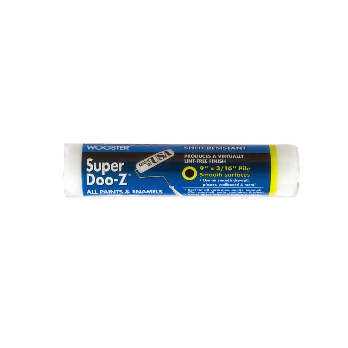 r206-9undefinedWOOSTER SUPER DOO-Z 9in X 3/16in NAP ROLLER COVER- SEE QUANTITY PRICE!