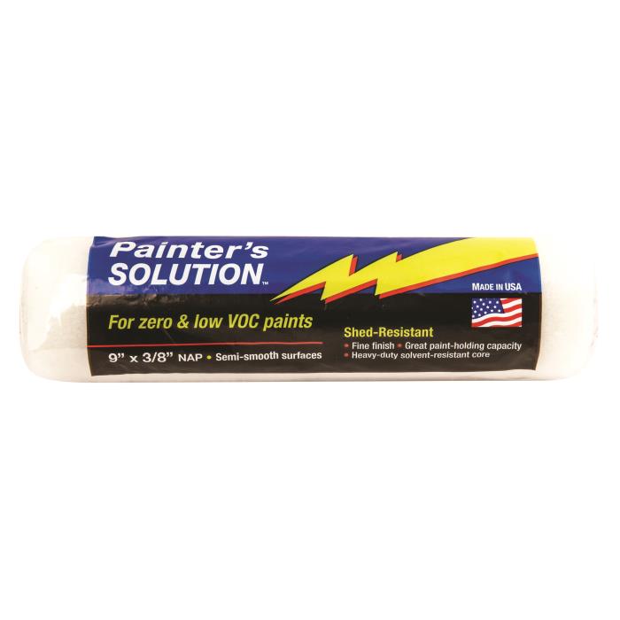 r576-9WOOSTER PAINTERS SOLUTIONSHED RESISTANTROLLER COVER 9IN X 3/8IN NAPWOOSTER PAINTERS SOLUTION SHED RESISTANT ROLLER COVER 9in X 3/8in NAP- SEE QUANTITY PRICE!
