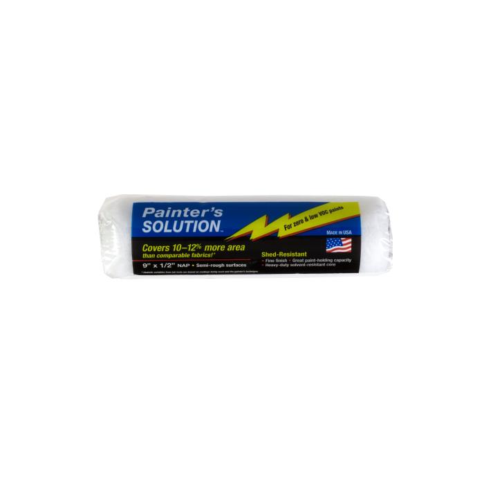 r577-9WOOSTER PAINTERS SOLUTIONSHED RESISTANTROLLER COVER 9IN X 1/2IN NAPWOOSTER PAINTERS SOLUTION SHED RESISTANT ROLLER COVER 9in X 1/2in NAP- SEE QUANTITY PRICE!