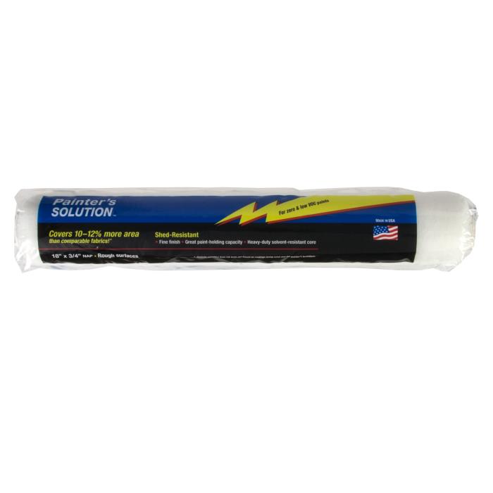 r578-18WOOSTER PAINTERS SOLUTIONSHED RESISTANTROLLER COVER 18IN X 3/4IN NAPWOOSTER PAINTERS SOLUTION SHED RESISTANT ROLLER COVER 18in X 3/4in NAP- SEE QUANTITY PRICE!