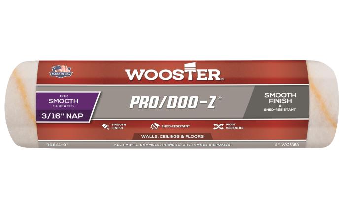 rr641-9undefinedWOOSTER PRO DOO-Z 9in X 3/16in NAP ROLLER COVER- SEE QUANTITY PRICE!