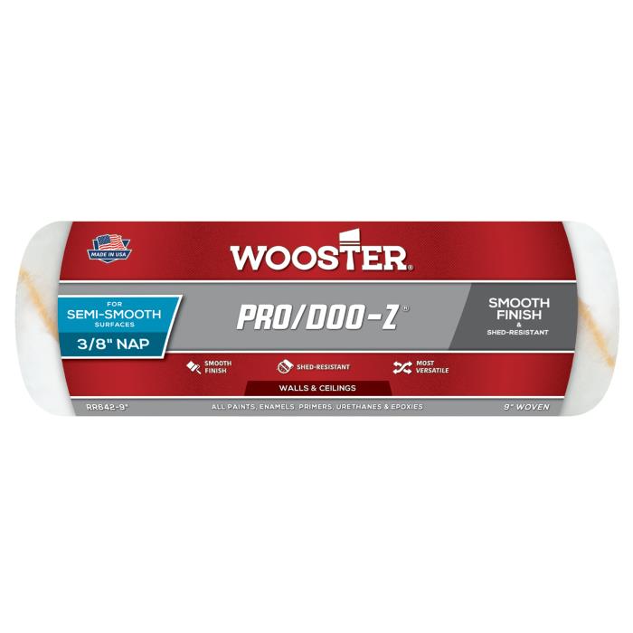 rr642-9undefinedWOOSTER PRO DOO-Z 9in X 3/8in NAP ROLLER COVER- SEE QUANTITY PRICE!