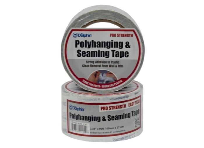 tppolyseamBLUE DOLPHIN POLYHANGING ANDSEAM TAPE - 2.36in X 90ftBLUE DOLPHIN POLYHANGING AND SEAM TAPE - 2.36in X 90ft